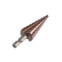 Сверло ступенчатое ТУНДРА, HSS-Co, шестигранный хвостовик, 4 - 20 мм