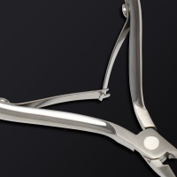 Кусачки маникюрные для кутикулы &laquo;Premium&raquo;, двойная пружина, 10 см, длина лезвия - 8 мм, на блистере, цвет серебристый