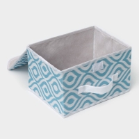 Короб для хранения Доляна &laquo;Лагуна&raquo;, 26&times;20&times;16 см, цвет бирюзовый