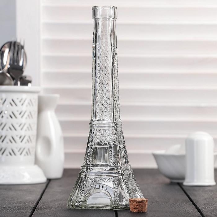 Бутылка стеклянная для соусов и масла &laquo;Париж&raquo;, 200 мл, h=24 см