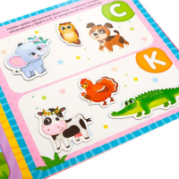 Магнитная книжка-игрушка &laquo;Алфавит&raquo;, 8 стр.