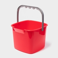 Ведро для уборки, 7.5 л, 25.2&times;25.5&times;18.7 см, красный