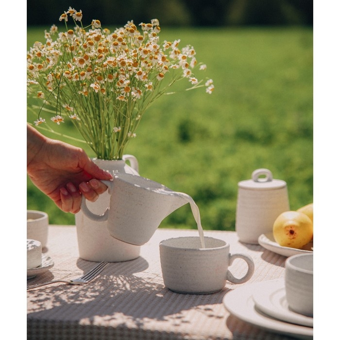 Молочник керамический SL Home &laquo;Арена Бланка&raquo;, 250 мл, 15&times;9&times;8 см, цвет белый