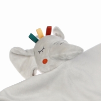 Комфортер - игрушка &laquo;Слоник Эли&raquo;, погремушка, прорезыватель, цвет серый, Крошка Я