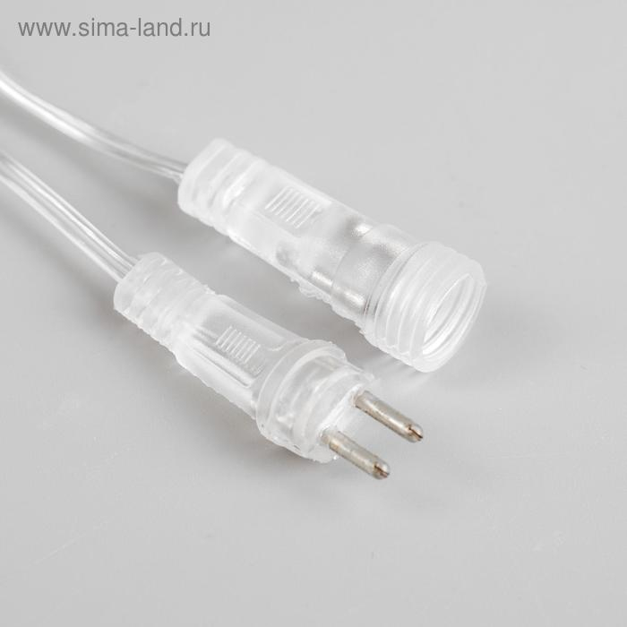 Гирлянда &laquo;Сосульки&raquo; 2.5 &times; 0.5 м, IP65, прозрачная нить, 288 LED, свечение синее с эффектом стекания, 12 В