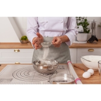 Сито для просеивания Доляна &laquo;Краски&raquo;, d=16 см, цвет серебристый