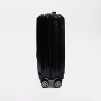 Чемодан малый 36 л (S), отдел на молнии, кодовый замок, цвет чёрный