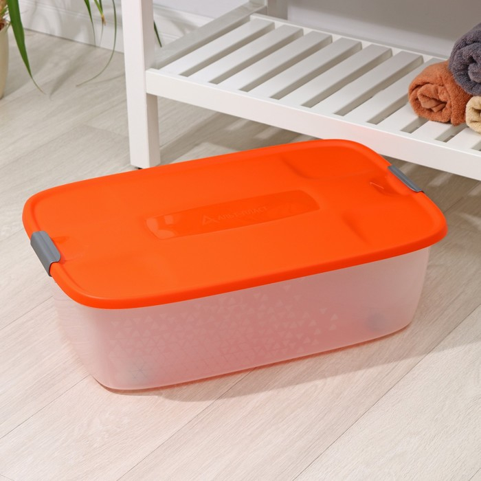 Бокс универсальный на колёсиках, 32 л, 60&times;40&times;19 см, цвет МИКС