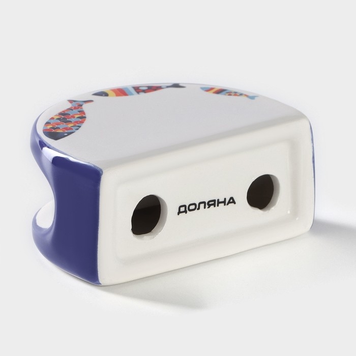 Салфетница Доляна &laquo;Емеля&raquo;, 9,5&times;7&times;4,3 см, цвет белый