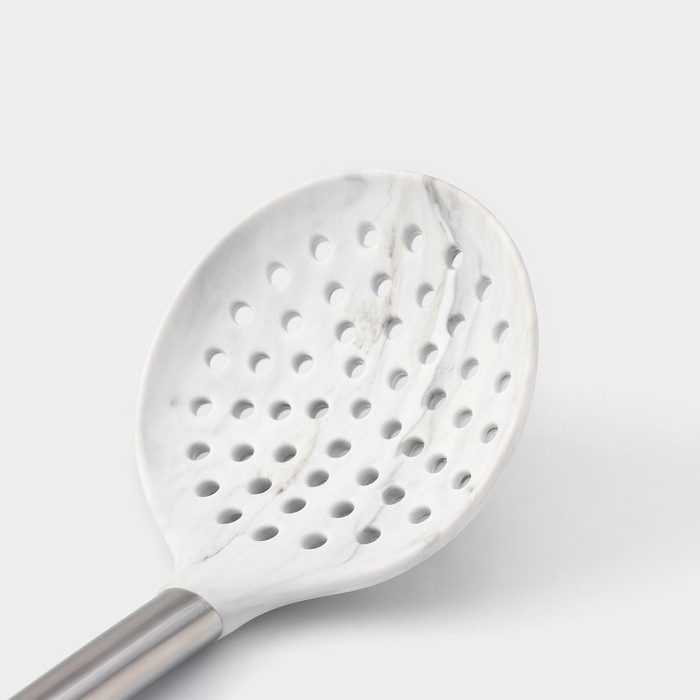 Шумовка Доляна &laquo;Шанти&raquo;, 33,5 см, цвет серый