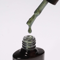 Гель лак для ногтей, &laquo;CAT`S EYE&raquo;, 3-х фазный, 8мл, LED/UV, цвет хамелеон/зеленый (09)