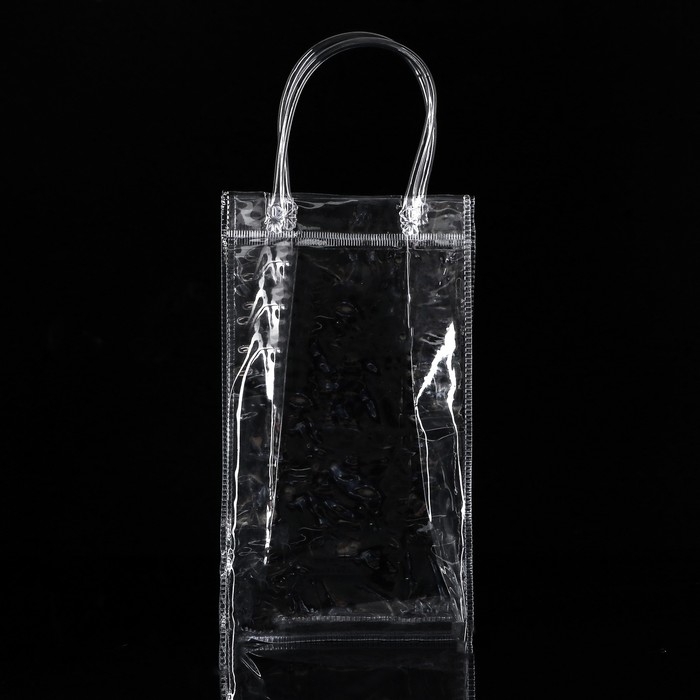 Пакет пластиковый под бутылку 13 &times; 23 &times; 7 см