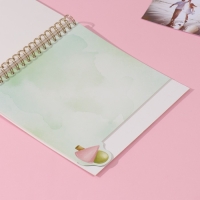 Фотоальбом на спирали 20 листов "Наша любовь" объёмный элемент + 4 вкладки 24х24 см