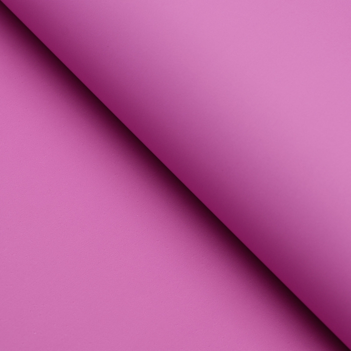 Пленка для цветов тонированная, матовая, розовая фуксия, 0,5 х 10 м, 65 мкм