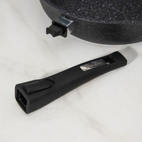 Сковорода &laquo;Гранит Star&raquo;, d=28 см, съёмная ручка, антипригарное покрытие, тёмно-синий