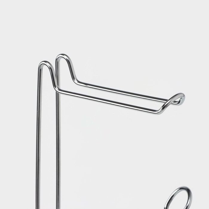 Держатель-стойка для туалетной бумаги Доляна, 14,5&times;15&times;48 см