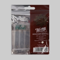 Гирлянда &laquo;Конский хвост&raquo; 10 нитей по 1 м, IP20, медная нить, 100 LED, 2 режима, батарейки AAх3 (нет в комплекте), свечение тёплое белое