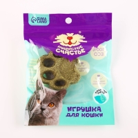 Игрушка для кошек &laquo;Лапа&raquo; из кошачьей мяты, 5,5 х 1,5 см