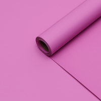 Пленка для цветов тонированная, матовая, розовая фуксия, 0,5 х 10 м, 65 мкм