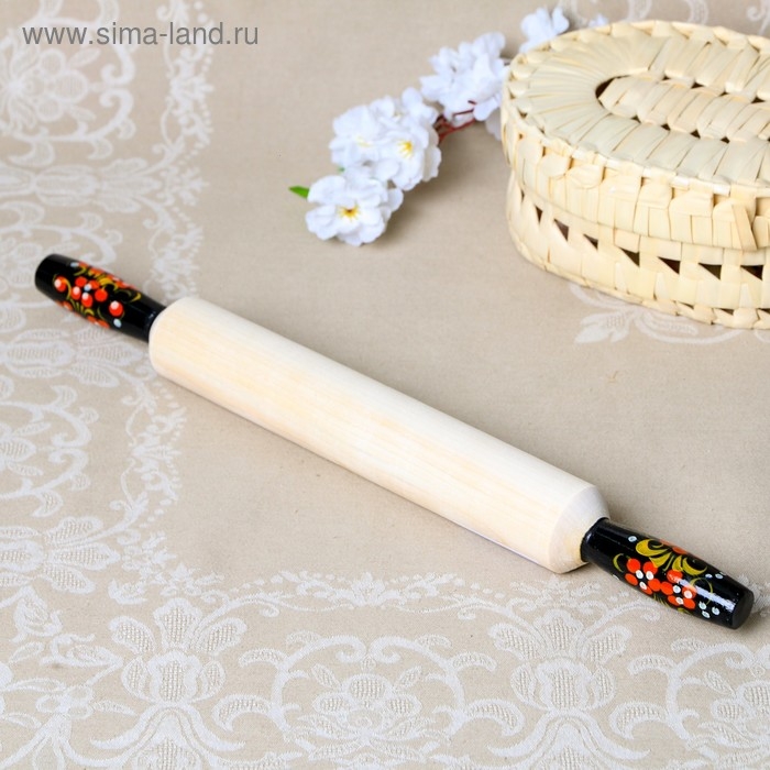 Скалка,  42&times;5 см, хохлома, микс