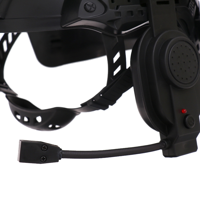 Шлем полицейского &laquo;Супер агент&raquo;, световые и звуковые эффекты, работает от батареек