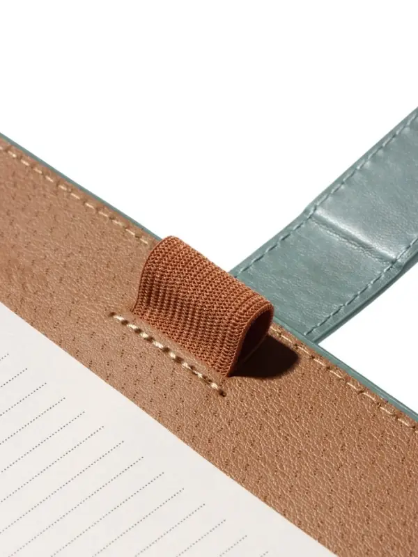 Органайзер на кольцах, C6, с хлястиком, 80л, линия, к/зам, Зеленый