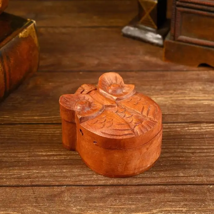 Шкатулка с секретом &laquo;Сова&raquo;, 12&times;7&times;6.5 см