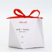 Соль для ванны в коробке с атласным бантом, 150 г, URAL LAB