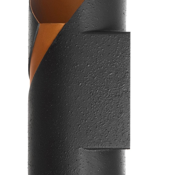 Бра "Талия" LED 10Вт черный золото 9х9х30см