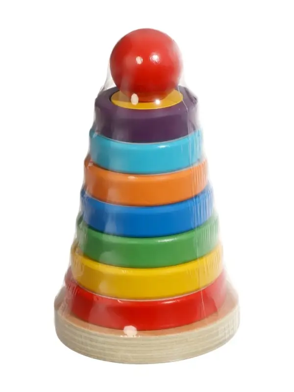 Пирамидка-сортер  детская развивающая