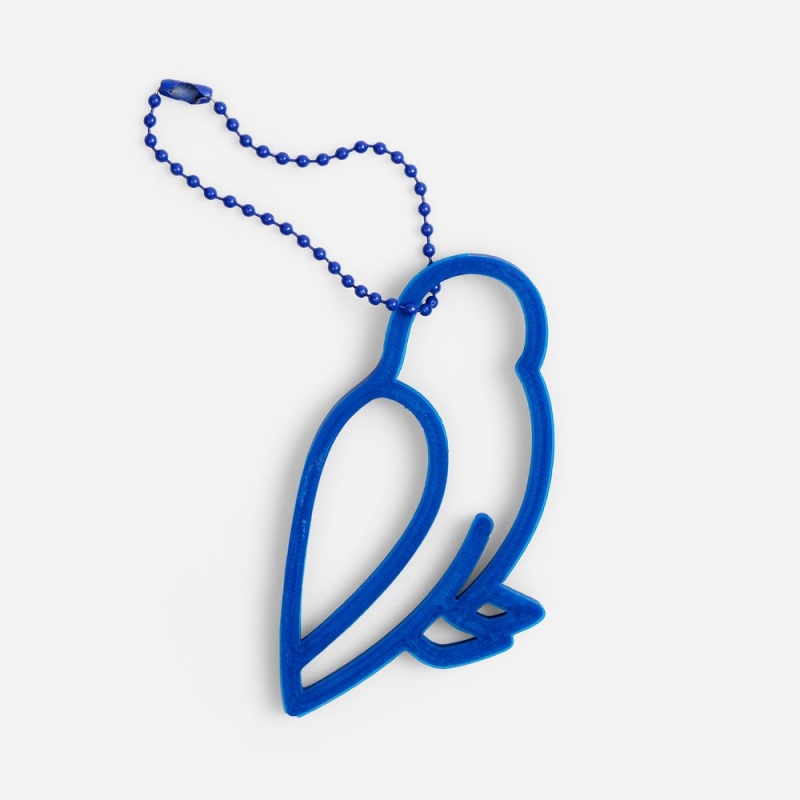 Подвеска &laquo;Сова&raquo;, 3D-печать, синяя