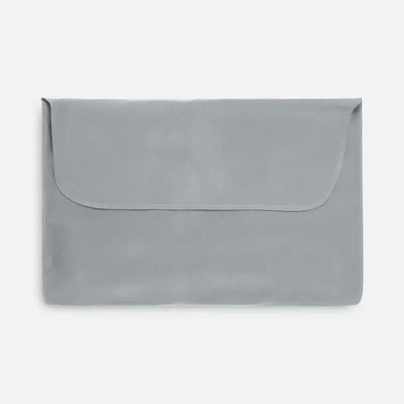 Надувная подушка под шею в чехле Sleep, темно-серая