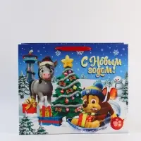 Пакет подарочный &laquo;С Новым годом!&raquo;, Щенячий патруль,  XL 40 &times; 49 &times; 19 см