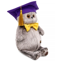 Мягкая игрушка "Басик в академической шапочке", 25 см Ks25-287