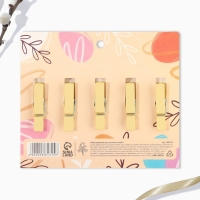 Набор прищепок для украшения вербы &laquo;ХВ&raquo; на пасху, 10 х 12 см.