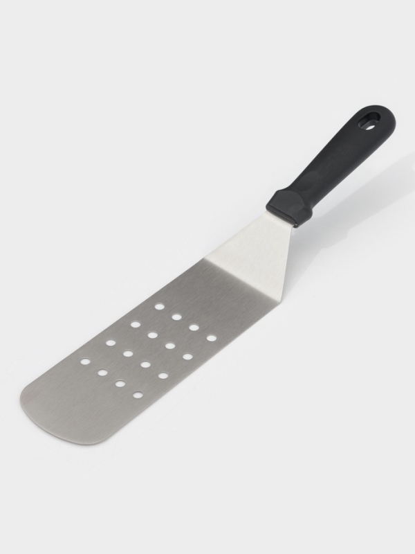 Лопатка перфорированная, ручка пластик 37х7,2 см
