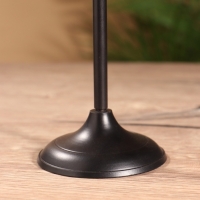 Подсвечник на 1 свечу "Да Винчи" латунь, черный с золотом 7х7х18 см