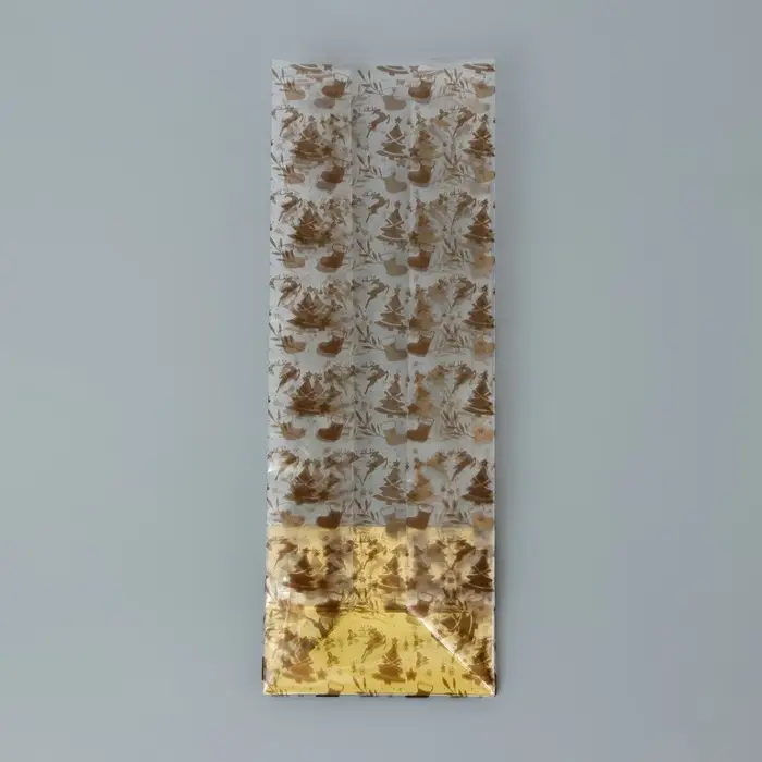 Пакет подарочный новогодний с жёстким дном 6&times;8&times;23 см