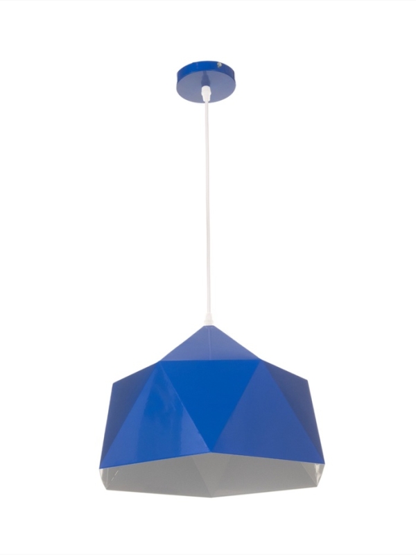 Светильник Edward 1х40Вт Е27 пр-1м синий 38х38х25см