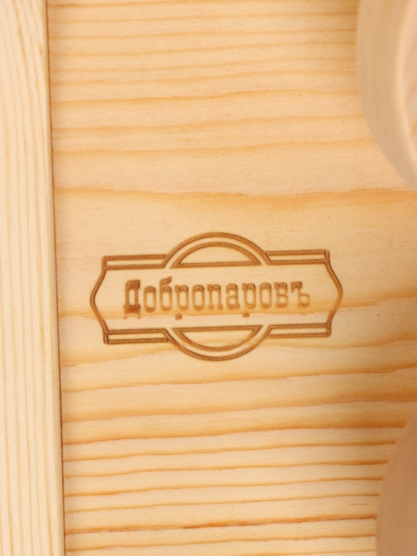 Подголовник анатомический для бани и сауны, деревянный, сосна и кедр