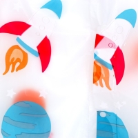 Дождевик детский &laquo;Космос&raquo;&lrm; (125-155 см)