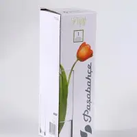 Ваза &laquo;Эстетика&raquo;, h=26 см, стекло, чёрная