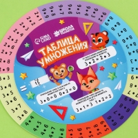 Шпаргалка вращающаяся &laquo;Таблица умножения&raquo;