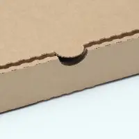 Коробка для пиццы, крафт 25&times;25&times;4 см