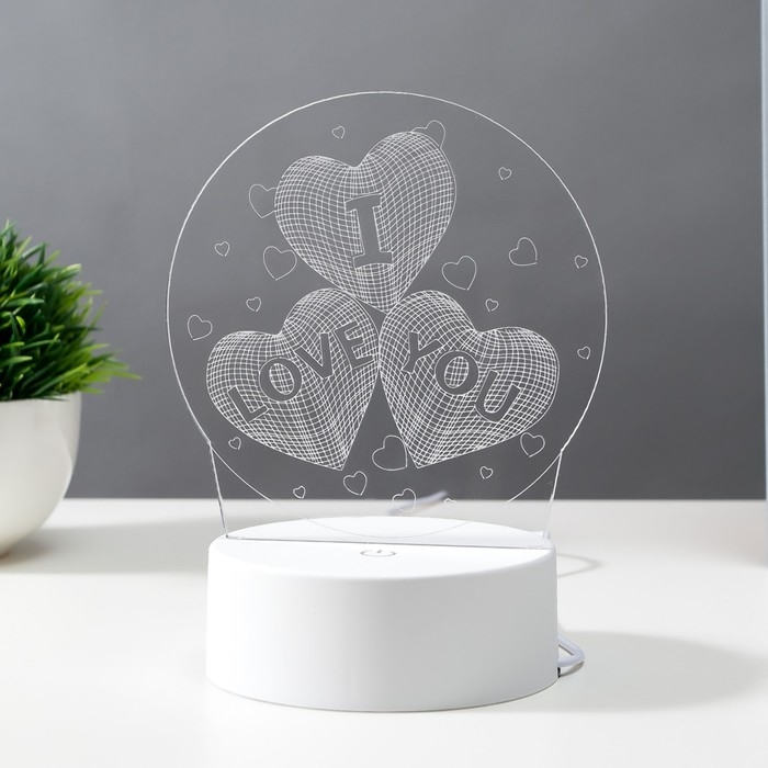 Светильник "Любовь" LED 3 цвета от USB