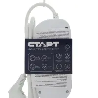 Удлинитель СТАРТ,3 розетки,1,5 м, 16А, ПВС 3*1 мм2, с з/з, инд. кнопки вкл, IP 20