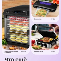Сушилка для овощей и фруктов КТ-4952 - 350 Вт