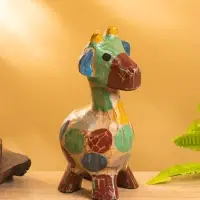 Сувенир "Жирафик" дерево 9х9х20 см, разноцветный