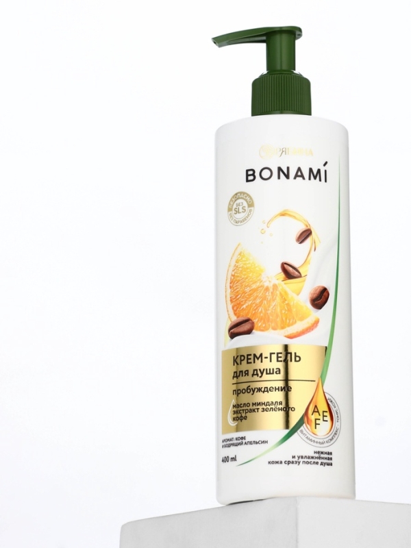 Крем-гель для душа "Кофе и апельсин", 400 мл