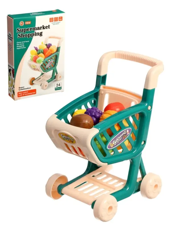 Продутовая тележка "Магазинчик" 14 пр